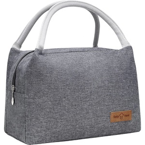 Lunch Bag Insulated Lunch Box for Office Work Picnic School Beach Travel,Grey