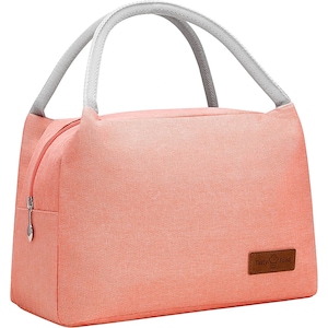 Lunch Bag Insulated Lunch Box for Office Work Picnic School Beach Travel,Pink