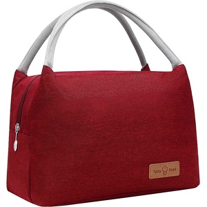 Lunch Bag Insulated Lunch Box for Office Work Picnic School Beach Travel,Red