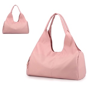Sports Gym Bag with Wet Pocket and Shoes CompartmentTravel Duffel Bag,Pink