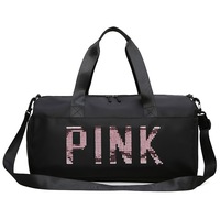 Sports Duffel Bags Tote Travel Gym Bags Workout Duffel Bag Weekender Bag,Black