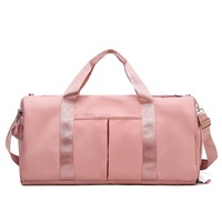 Sports Duffel Bags Tote Travel Gym Bags Workout Duffel Bag Weekender Bag,Pink