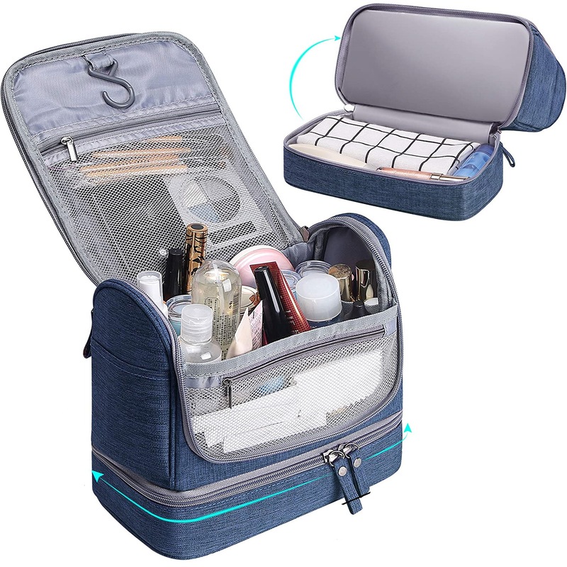 Buy Travel Toiletry Bag, Premium Hanging Cosmetic Organizer, Waterproof