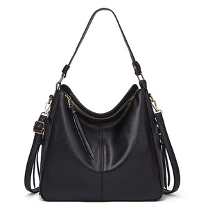 Women Handbag PU Leather Women Shoulder Bags Women Messenger Bag Ladies Casual Bag,Black