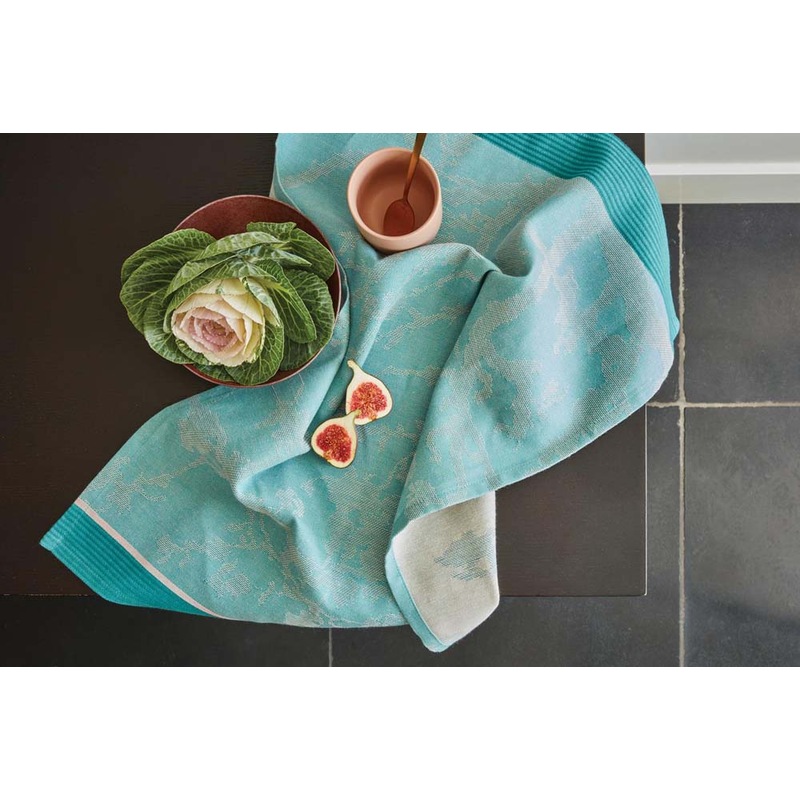 Buy Bedding House X Van Gogh Van Gogh Fleurir Blue Tea Towel 50cm x