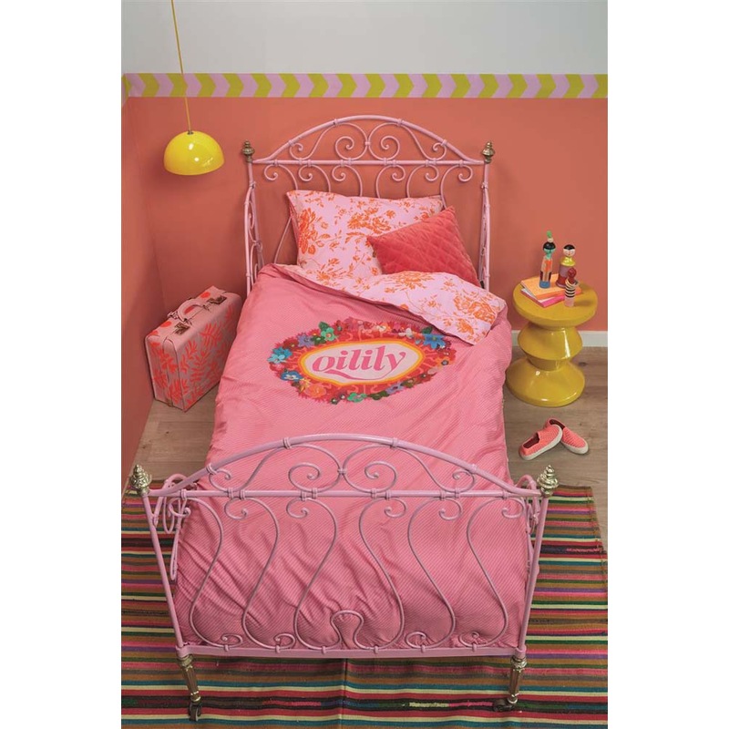 Buy Oilily Prom Flowers Pink Cotton Quilt Cover Set Single Bed MyDeal