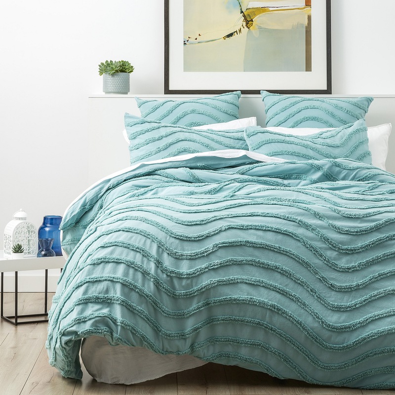 Buy Cloud Linen Wave 100 Cotton Chenille Vintage washed tufted Quilt