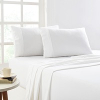 Park Avenue 175 GSM Egyptian Cotton Flannelette Sheet Set Snowy