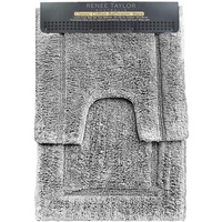 Renee Taylor 2 Piece 2200 GSM Tufted Bath Mat set Vapour