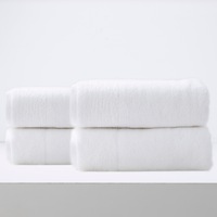 Renee Taylor Aireys 650 GSM Zero Twist 4 Pack Bath Sheet Snow