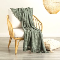 Renee Taylor Alysia Waffle Throw Jade 130 x 200 Cms