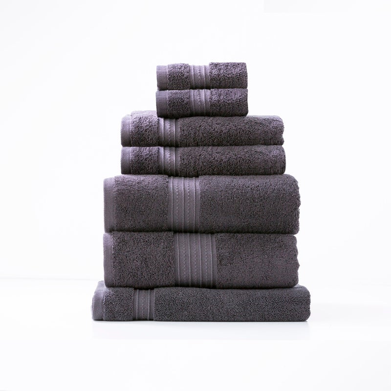 Renee Taylor Brentwood 650 GSM Low Twist 7 Piece Carbon