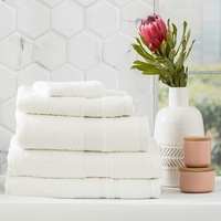 Renee Taylor Stella 650 GSM Bamboo Cotton 5 Piece White