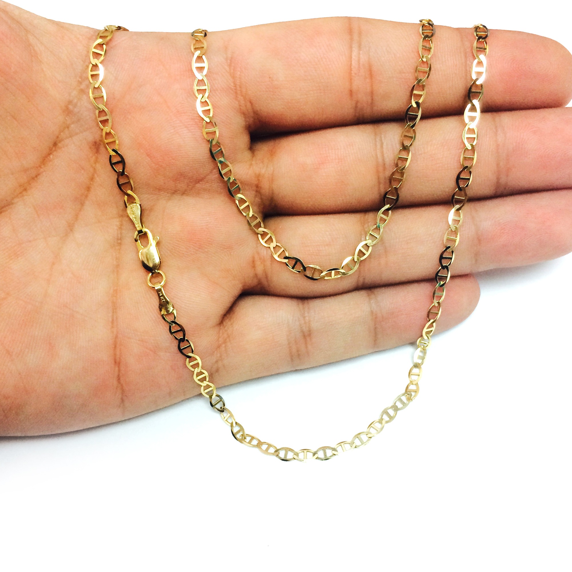 10k Yellow Gold Mariner Link Chain 