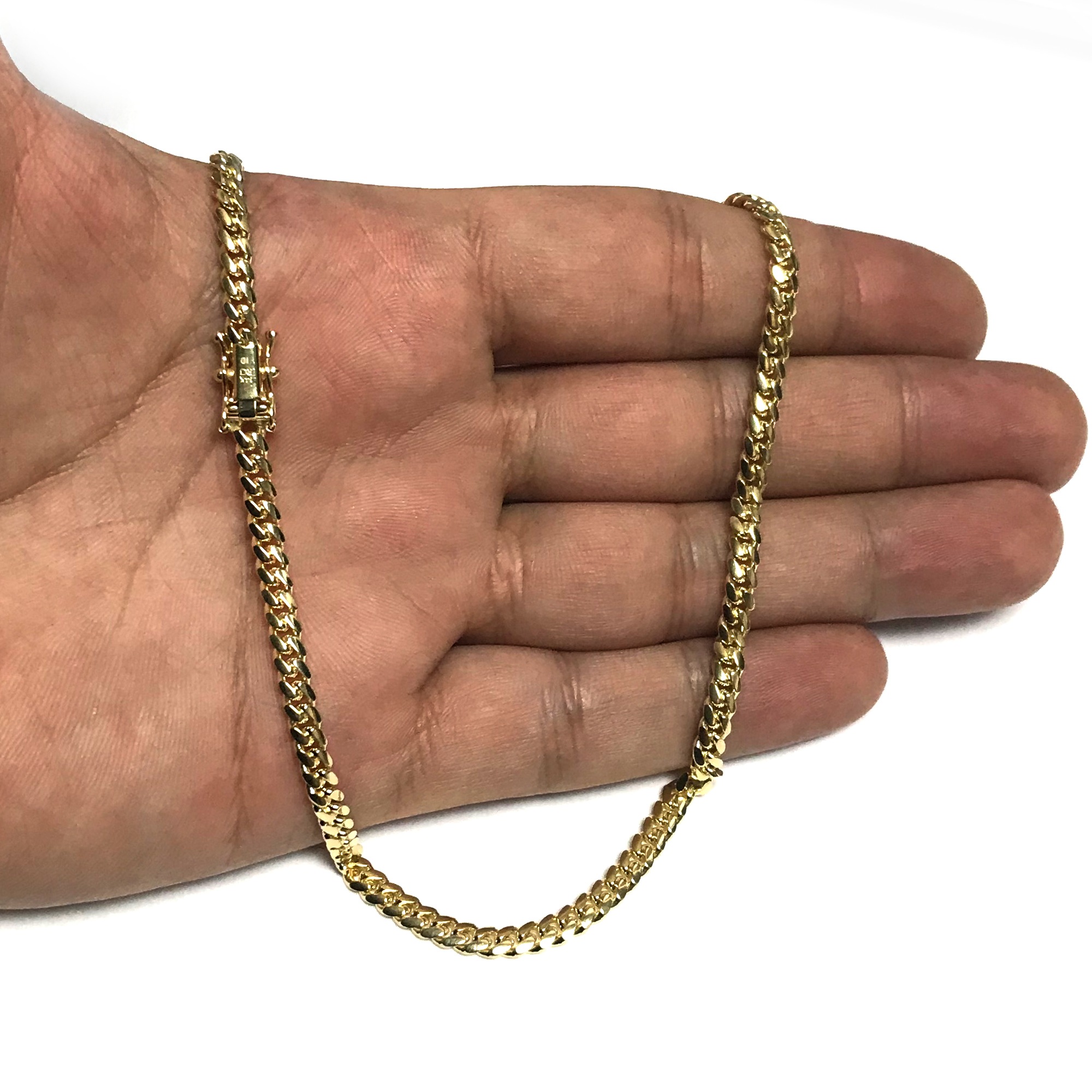 14k Yellow Gold Miami Cuban Link Chain 
