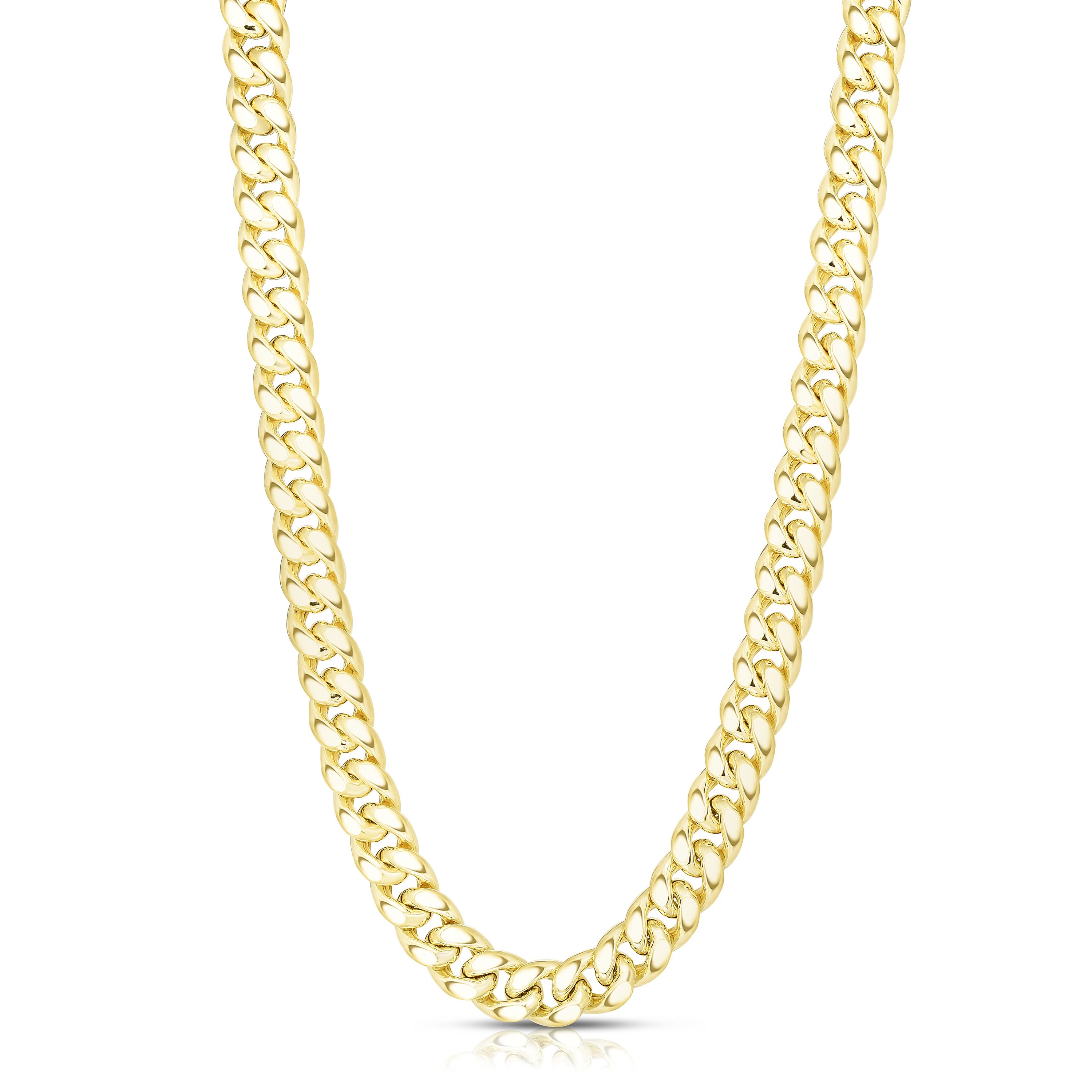 Cuban gold shop chain necklace