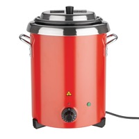 Apuro Red Soup Kettle 5.7Ltr - Soup Kettles (GH227-A) - GH227-A