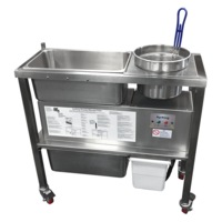 Ayrking Manual Breading Workstation - 1067 x 660 x 914mm - Bread Crumb Machine (BBS-U-4226-JL) - BBS-U-4226-JL