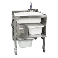 Ayrking Manual Breading Workstation - 742 x 864 x 1620mm - Bread Crumb Machine (BBS-U-L2934-BPC-JL) - BBS-U-L2934-BPC-JL