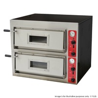 BakerMax Black Panther Pizza Deck Oven - Deck Ovens (EP-2E) - EP-2E