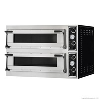 BakerMax Prisma Food Pizza Ovens Double Deck 12 X 35Cm - Deck Ovens (TP-2-SD) - TP-2-SD