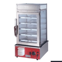 Benchstar Heavy Duty Electric Steamer Display Cabinet 1.2Kw - Countertop Hot Food Displays (MME-500H-S) - MME-500H-S
