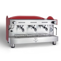 Bezzera 3L Red 3-Group Professional Espresso Machine - Commercial Coffee Machines (BZB2016R3DE) - BZB2016R3DE