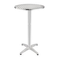 Bolero Poseur Table Stainless Steel 600mm - Cafe Tables (U502) - U502