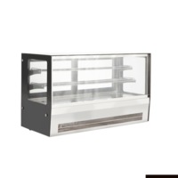 Bonvue Counter Top Square 2 Shelves Glass Cold Food Display - Countertop Display Fridges (GN-1200RT) - GN-1200RT