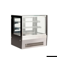 Bonvue Counter Top Square Glass Cold Food Display - Countertop Display Fridges (GN-660RT) - GN-660RT