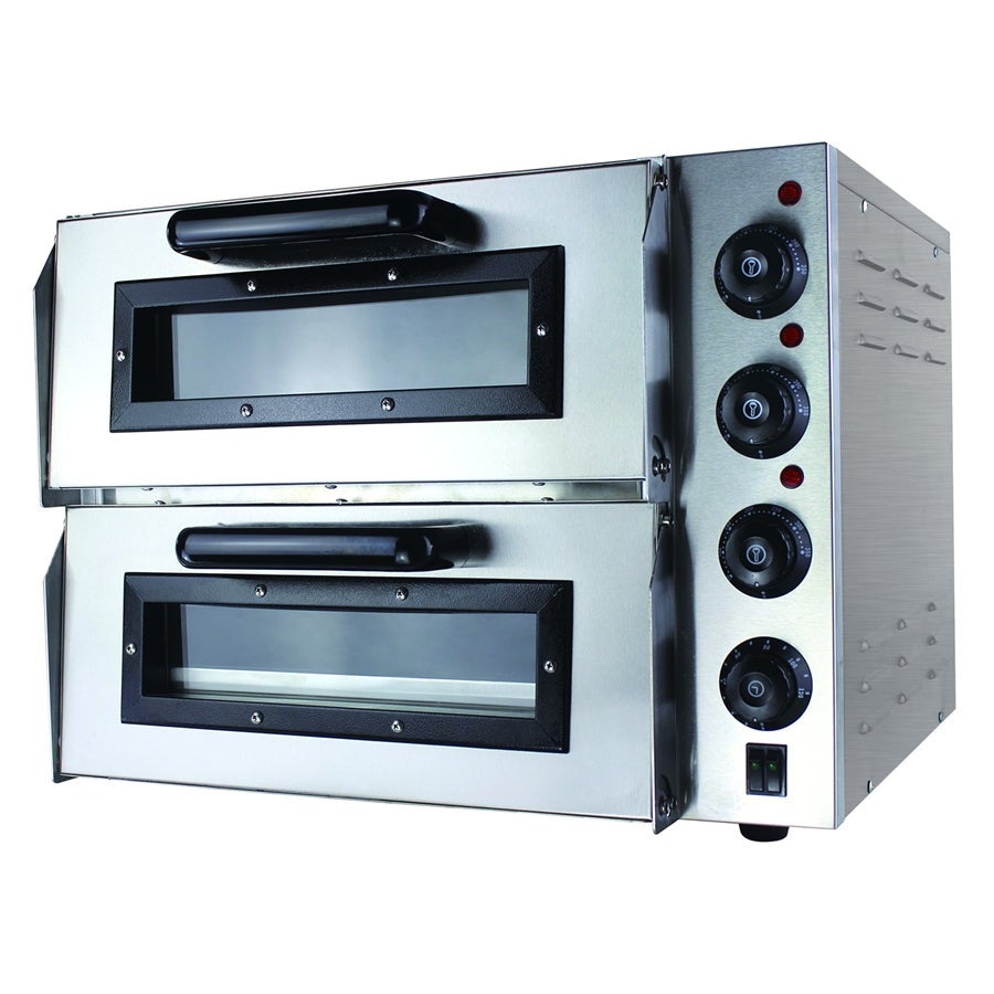Bakermax Compact Double Pizza Deck Oven EP2S/15 Pizza & Deck Ovens