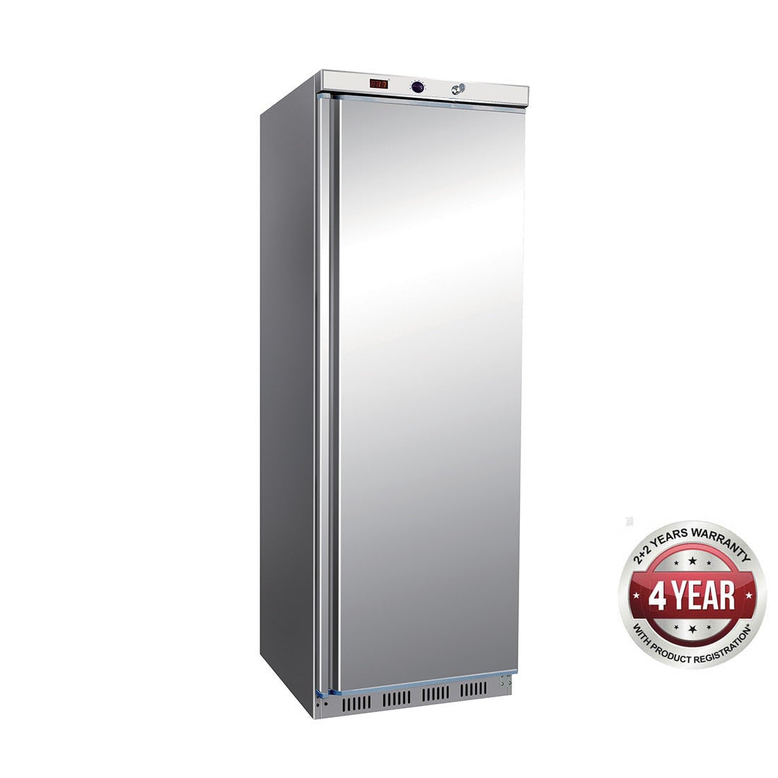 Thermaster HF400 Upright Freezer Single Door Stainless Steel HF400 S/S Upright Solid Door Freezers