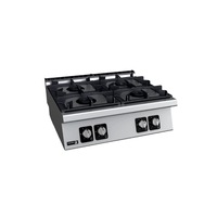 Fagor 700 Series Natural Gas 4 Burner Ss Boiling Top - Commercial Gas Cooktops (CG7-40H) - CG7-40H