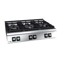 Fagor Kore 900 Series Gas 6 Burner - Commercial Gas Cooktops (C-G960H) - C-G960H