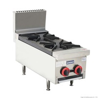 GasMax Gas Cook Top 2 Burner With Flame Failure- - Commercial Gas Cooktops (RB-2E) - RB-2E