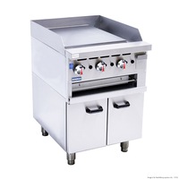 GasMax Gas Griddle And Gas Toaster With Cabinet - Griddle Toasters (GGS-24LPG) - GGS-24LPG