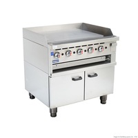 GasMax Gas Griddle And Gas Toaster With Cabinet - Griddle Toasters (GGS-36LPG) - GGS-36LPG
