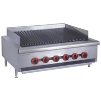 GasMax Lpg Gas 6 Burner Char Grill Top - Chargrills (QR-36ELPG) - QR-36ELPG