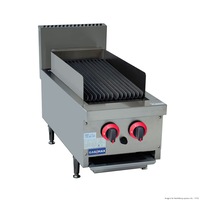 GasMax Natural Gas 2 Burner Char Grill Top - Chargrills (QR-14E) - QR-14E