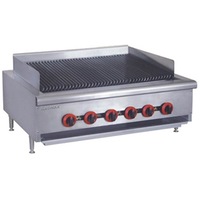 GasMax Natural Gas 6 Burner Char Grill Top - Chargrills (QR-36E) - QR-36E