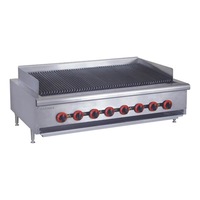 GasMax Natural Gas 8 Burner Char Grill Top - Chargrills (QR-48ELPG) - QR-48ELPG