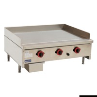 GasMax Three Burner Griddle Lpg - Griddles (RGT-36ELPG) - RGT-36ELPG