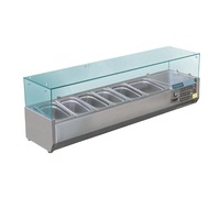 Polar G-Series Countertop Prep Fridge 5x 1/3GN & 1x 1/2GN - Countertop Prep Fridges (GD876-A) - GD876-A