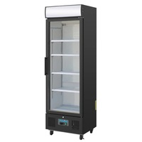 Polar G-Series Upright Display Fridge 368Ltr Black - Commercial Drink Fridges (GH427-A) - GH427-A
