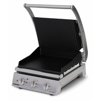 Roband Grill Station 6 slice, non stick with ribbed top plate - Commercial Sandwich Presses (RB-GSA610RT) - GSA610RT-RB