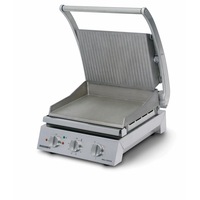 Roband Grill Station 6 slice, ribbed top plate - Commercial Sandwich Presses (RB-GSA610R) - GSA610R-RB