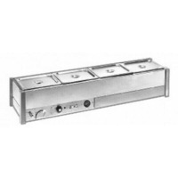 Roband Hot Bain Marie 4 x 1/2 size pans, single row - Portable Bain Maries (RB-BM14A) - BM14A-RB