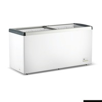 Thermaster 516L Chest Freezer With Flat Glass Sliding Lids WD516G - WD516G