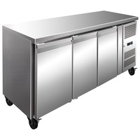 Thermaster S/S Three Door Bench Freezer 386L - Under Bench Freezers (FE3100BT) - FE3100BT