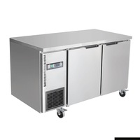 Thermaster Stainless Steel Double Door Workbench Fridge - Under Bench Fridges (TL1200TN) - TL1200TN